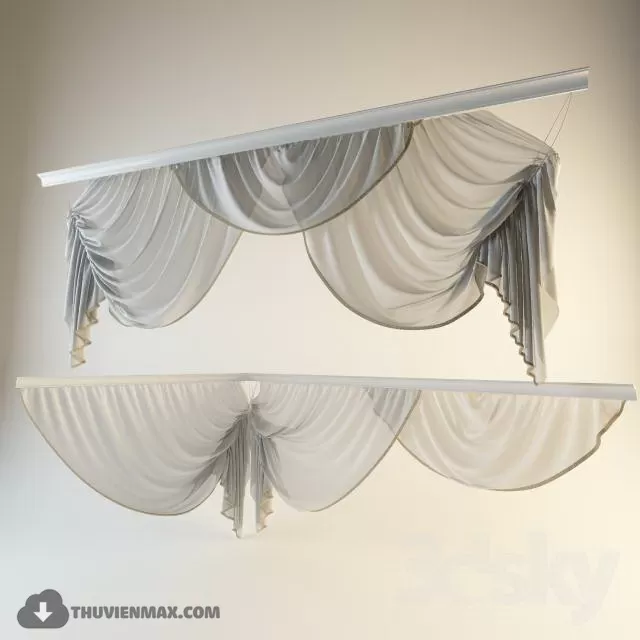 3DSKYFREE – CURTAIN 3DS MAX MODELS