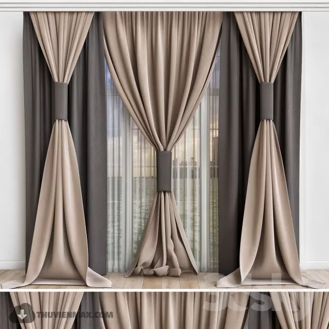 3DSKYFREE – CURTAIN 3DS MAX MODELS