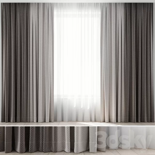 3DSKYFREE – CURTAIN 3DS MAX MODELS