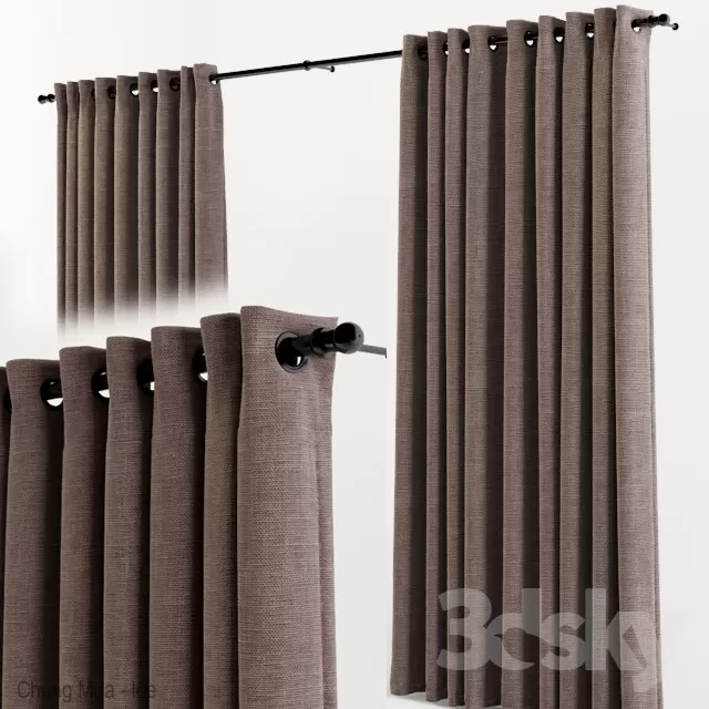 3DSKYFREE – CURTAIN 3DS MAX MODELS