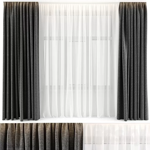 CURTAIN 3D MODELS