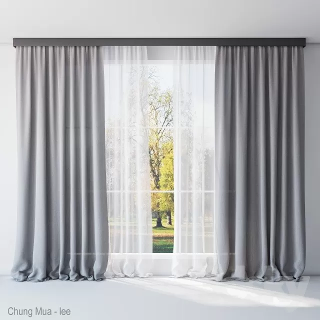 CURTAIN 3D MODELS