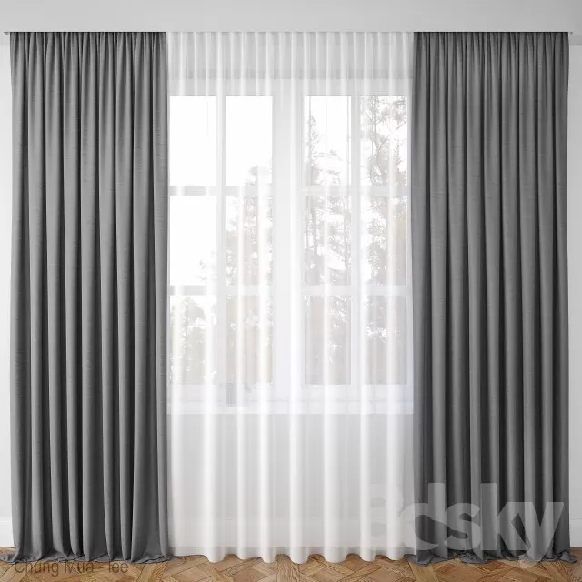 CURTAIN 3D MODELS