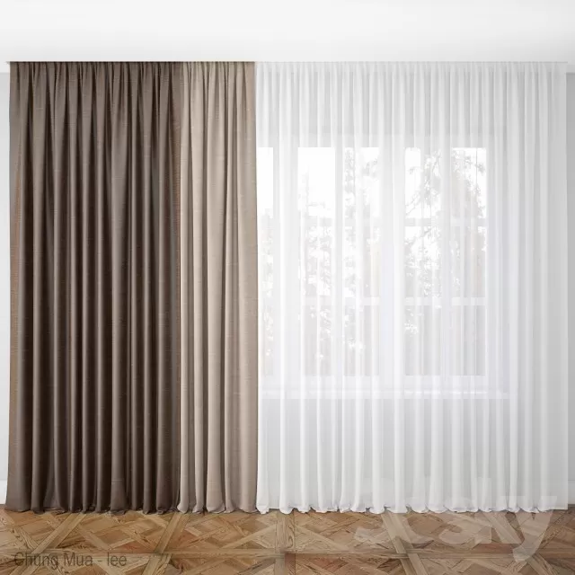 CURTAIN 3D MODELS