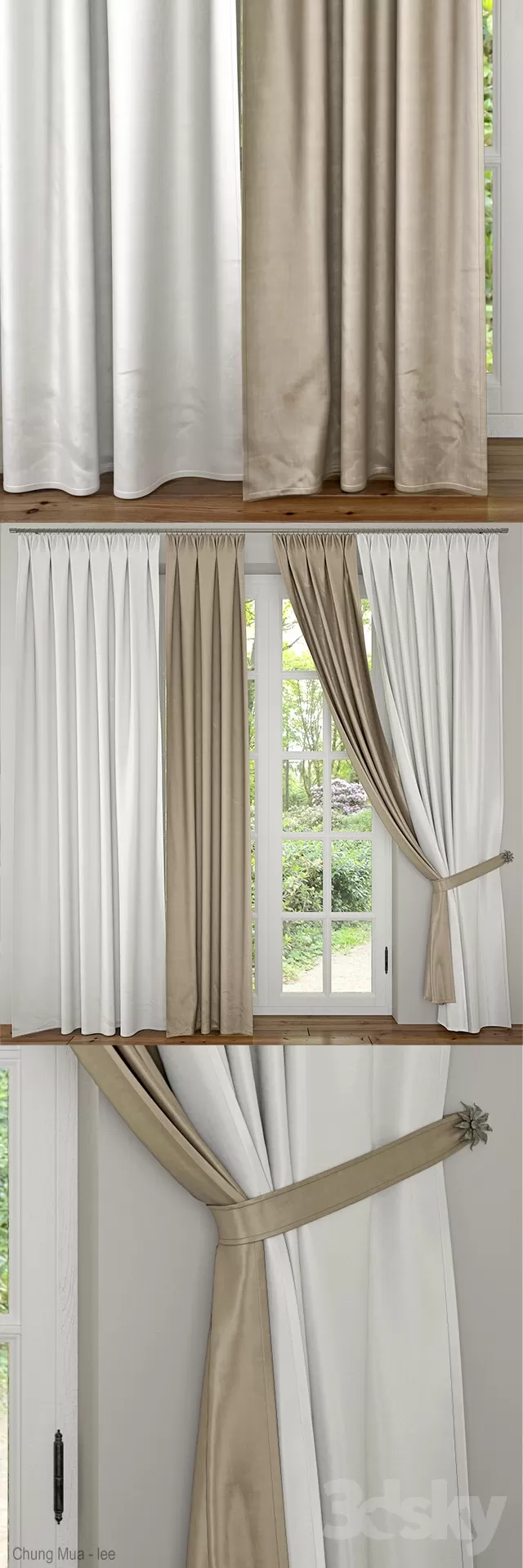 3DSKYFREE – CURTAIN 3DS MAX MODELS