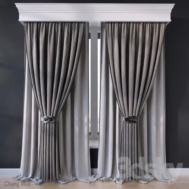 3DSKYFREE – CURTAIN 3DS MAX MODELS