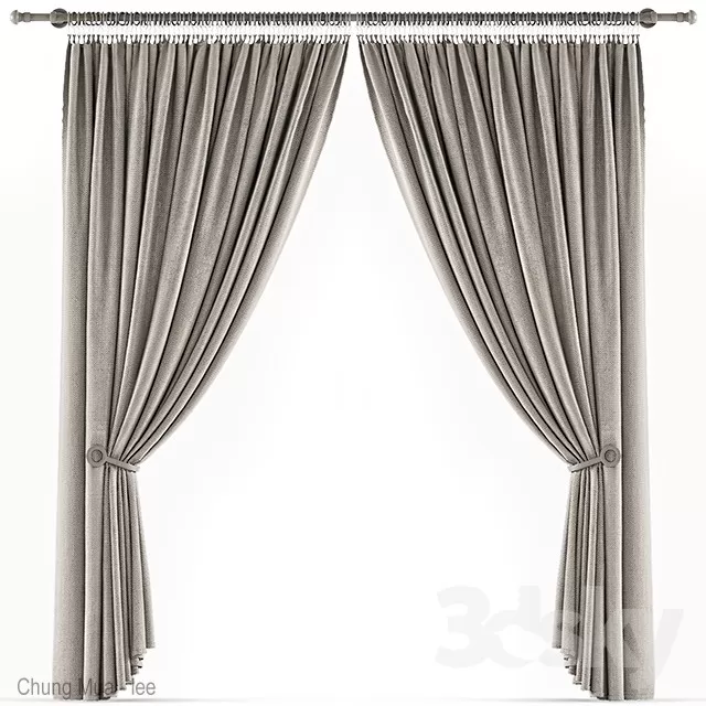 3DSKYFREE – CURTAIN 3DS MAX MODELS
