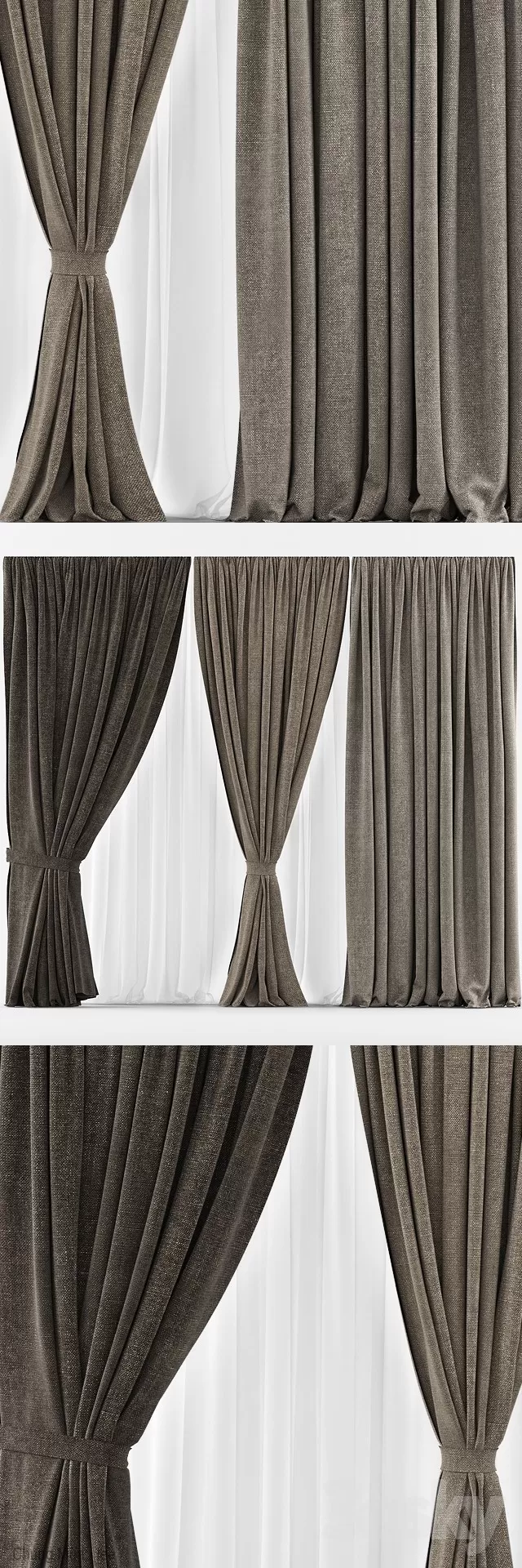 3DSKYFREE – CURTAIN 3DS MAX MODELS