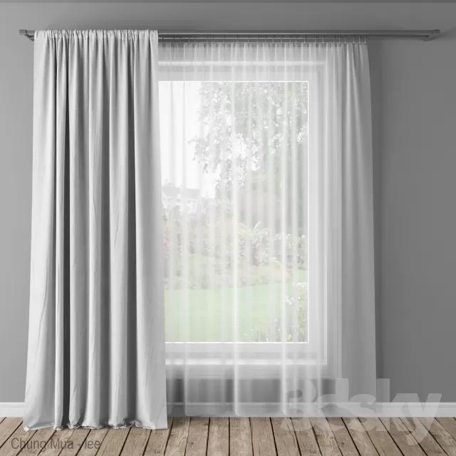 3DSKYFREE – CURTAIN 3DS MAX MODELS
