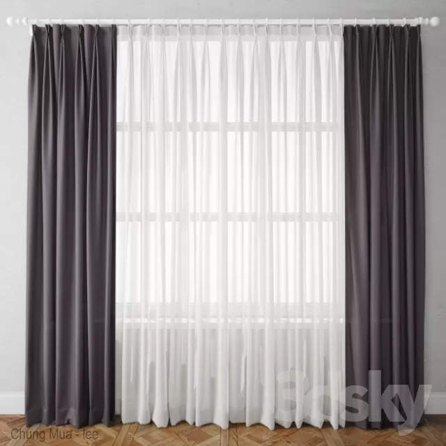 3DSKYFREE – CURTAIN 3DS MAX MODELS