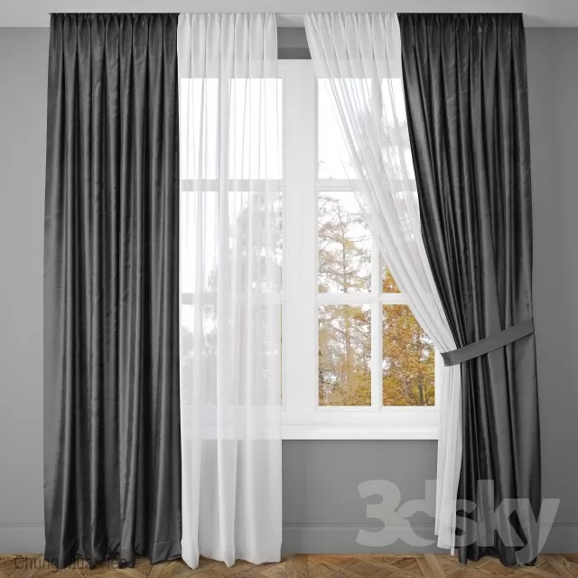 CURTAIN 3D MODELS