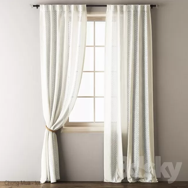 3DSKYFREE – CURTAIN 3DS MAX MODELS