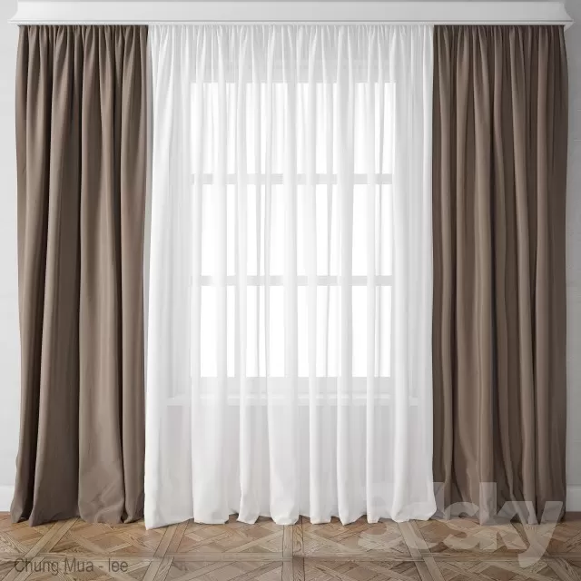 3DSKYFREE – CURTAIN 3DS MAX MODELS