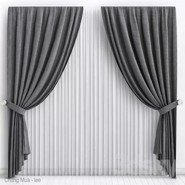 3DSKYFREE – CURTAIN 3DS MAX MODELS