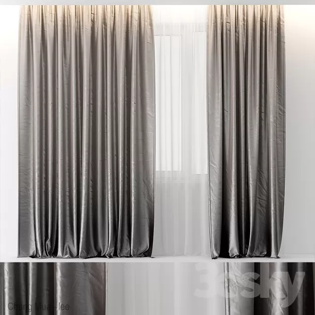 3DSKYFREE – CURTAIN 3DS MAX MODELS