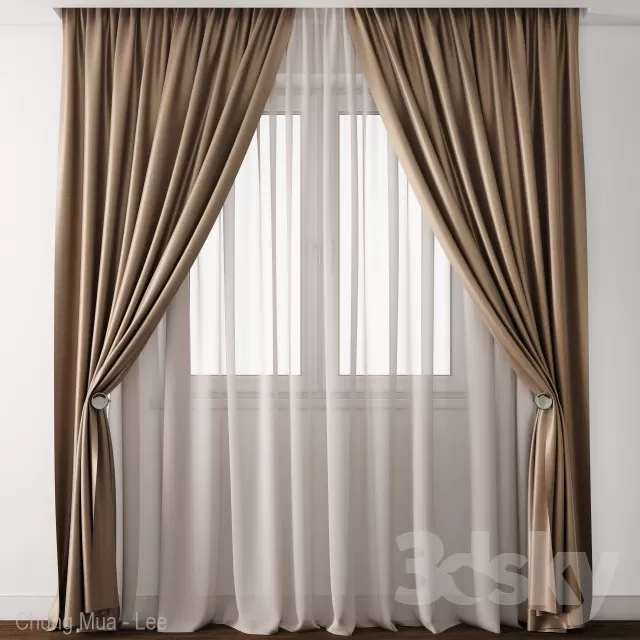 3DSKYFREE – CURTAIN 3DS MAX MODELS