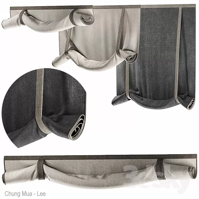 3DSKYFREE – CURTAIN - ROMAN 3DS MAX MODELS