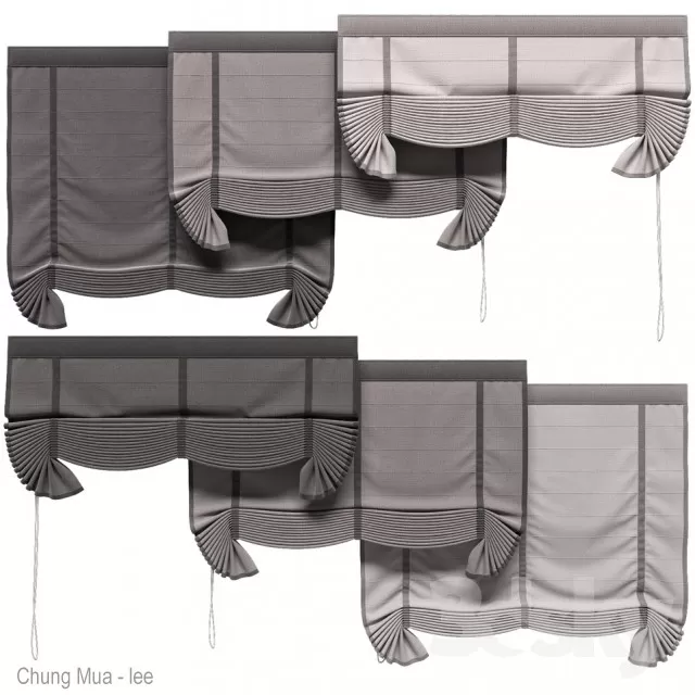 3DSKYFREE – CURTAIN - ROMAN 3DS MAX MODELS