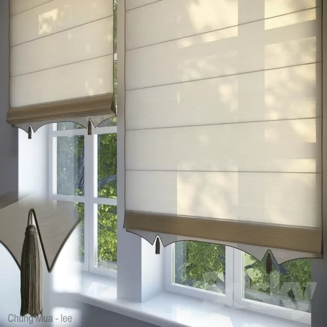CURTAIN - ROMAN 3D MODELS