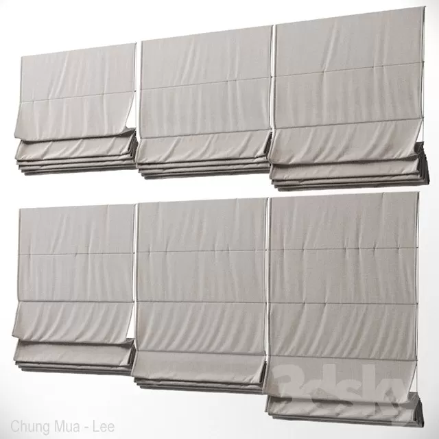 3DSKYFREE – CURTAIN - ROMAN 3DS MAX MODELS