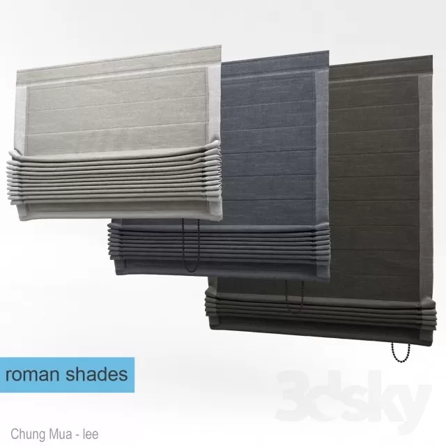 3DSKYFREE – CURTAIN - ROMAN 3DS MAX MODELS