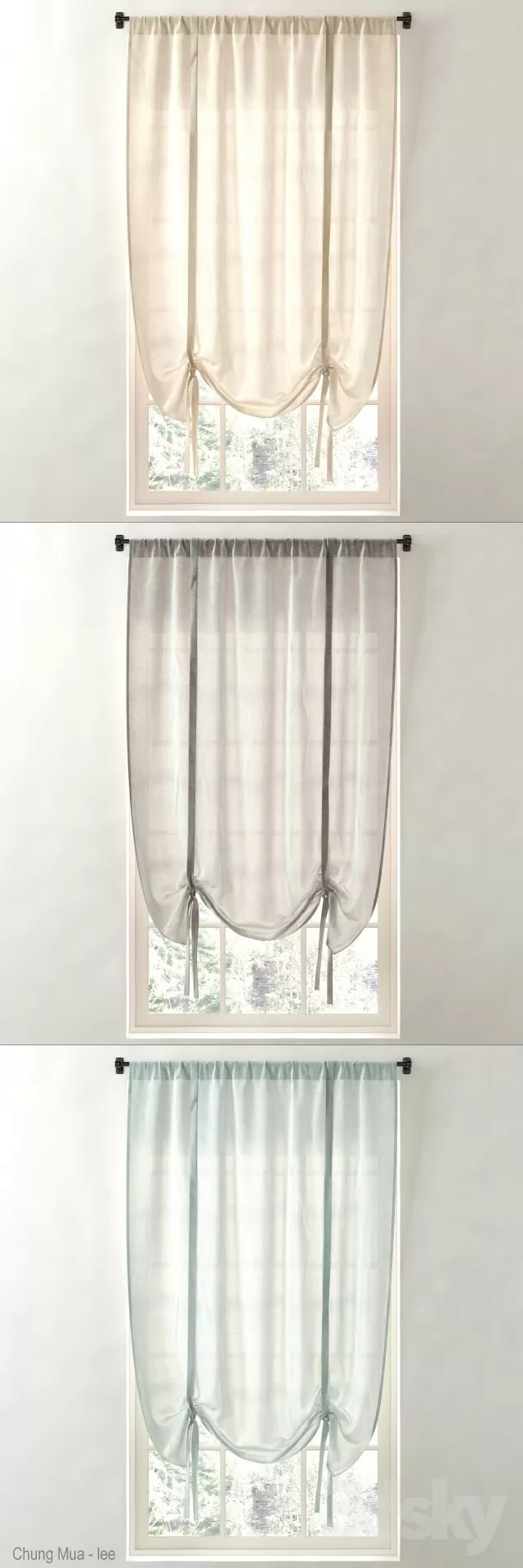 3DSKYFREE – CURTAIN - ROMAN 3DS MAX MODELS