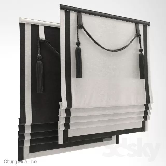 3DSKYFREE – CURTAIN - ROMAN 3DS MAX MODELS