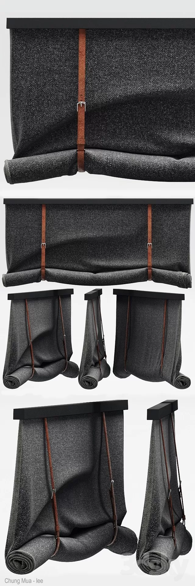 3DSKYFREE – CURTAIN - ROMAN 3DS MAX MODELS