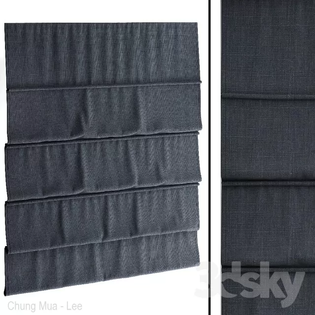 3DSKYFREE – CURTAIN - ROMAN 3DS MAX MODELS