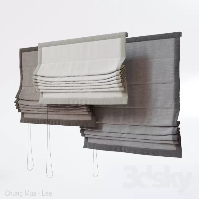 3DSKYFREE – CURTAIN - ROMAN 3DS MAX MODELS