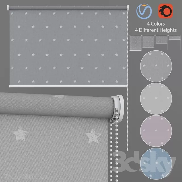 DECOR HELPER – CURTAIN – SHUTTER 3D MODELS – 5