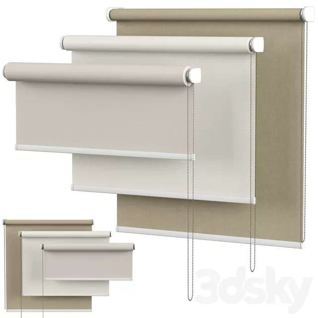 3DSKYFREE – CURTAIN - SHUTTER 3DS MAX MODELS