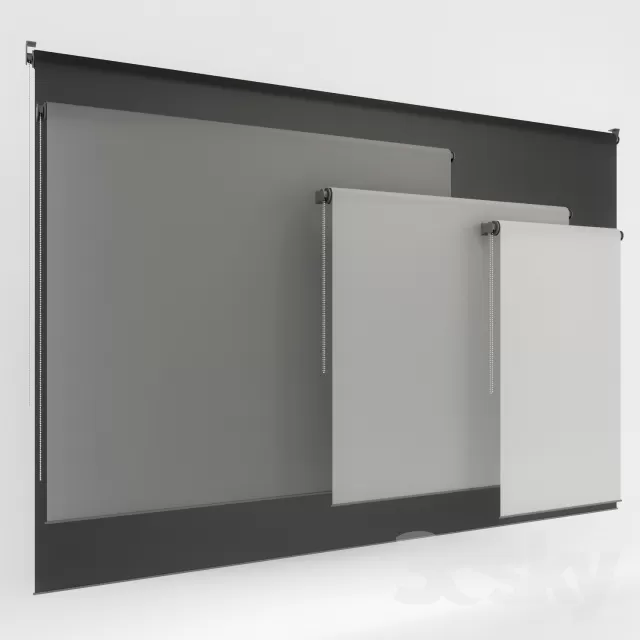 DECOR HELPER – CURTAIN – SHUTTER 3D MODELS – 1