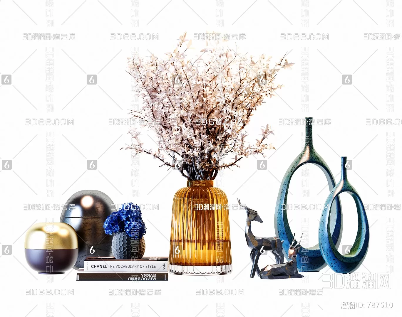 3DSKYFREE – DECOR 3DS MAX MODELS