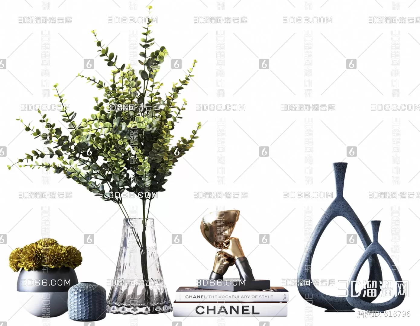 3DSKYFREE – DECOR 3DS MAX MODELS