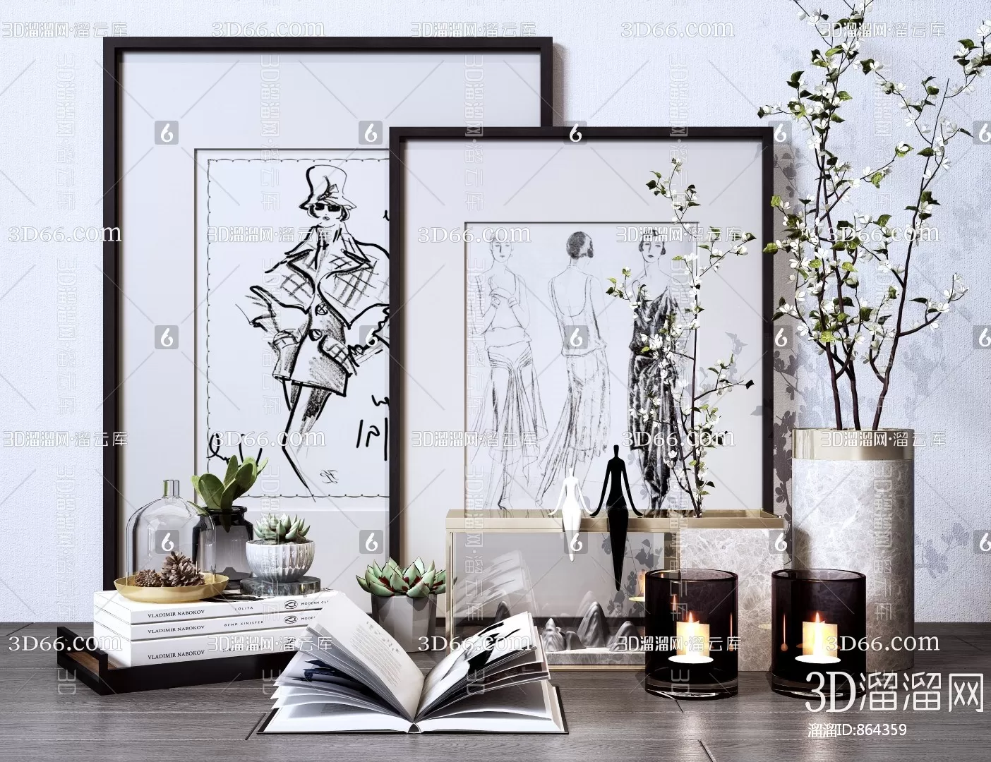 3DSKYFREE – DECOR 3DS MAX MODELS