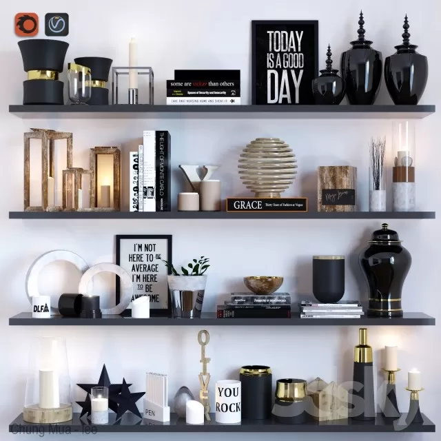 3DSKYFREE – DECOR 3DS MAX MODELS