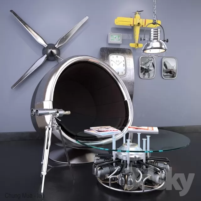 3DSKYFREE – DECOR 3DS MAX MODELS