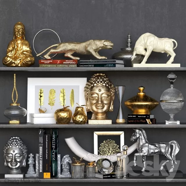 3DSKYFREE – DECOR 3DS MAX MODELS