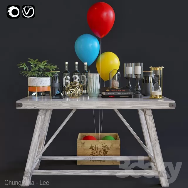 3DSKYFREE – DECOR 3DS MAX MODELS