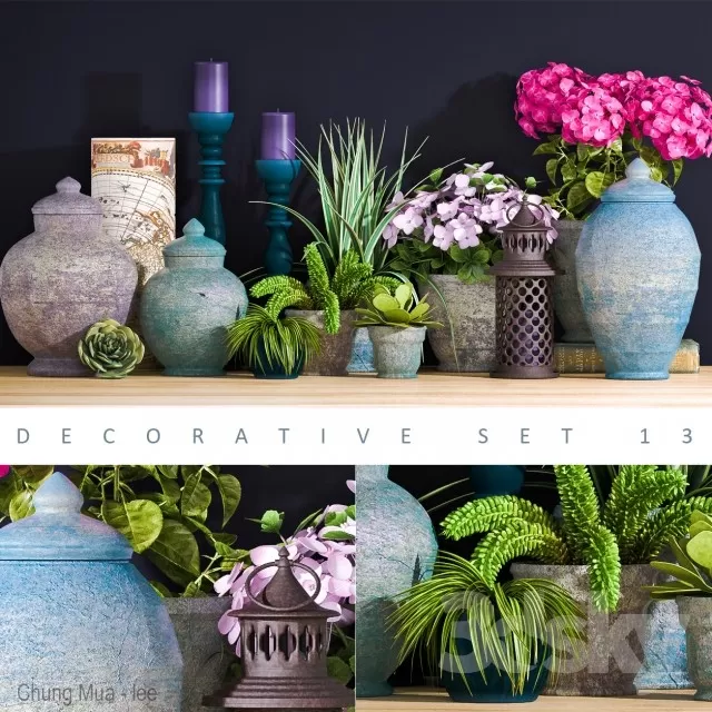 3DSKYFREE – DECOR 3DS MAX MODELS