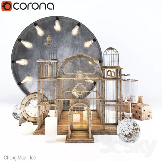 3DSKYFREE – DECOR 3DS MAX MODELS