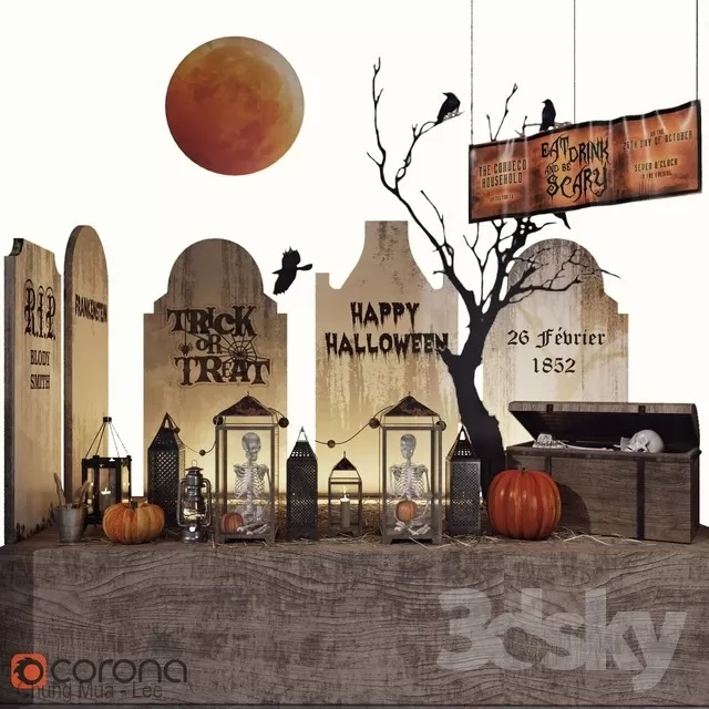 3DSKYFREE – DECOR 3DS MAX MODELS