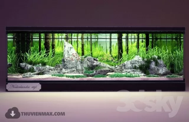 3DSKYFREE – DECOR - AQUARIUM 3DS MAX MODELS