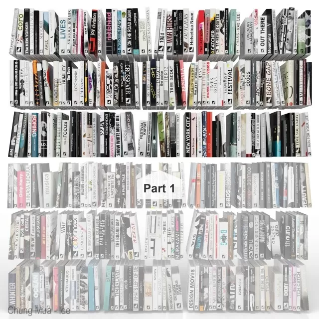 3DSKYFREE – DECOR - BOOK 3DS MAX MODELS