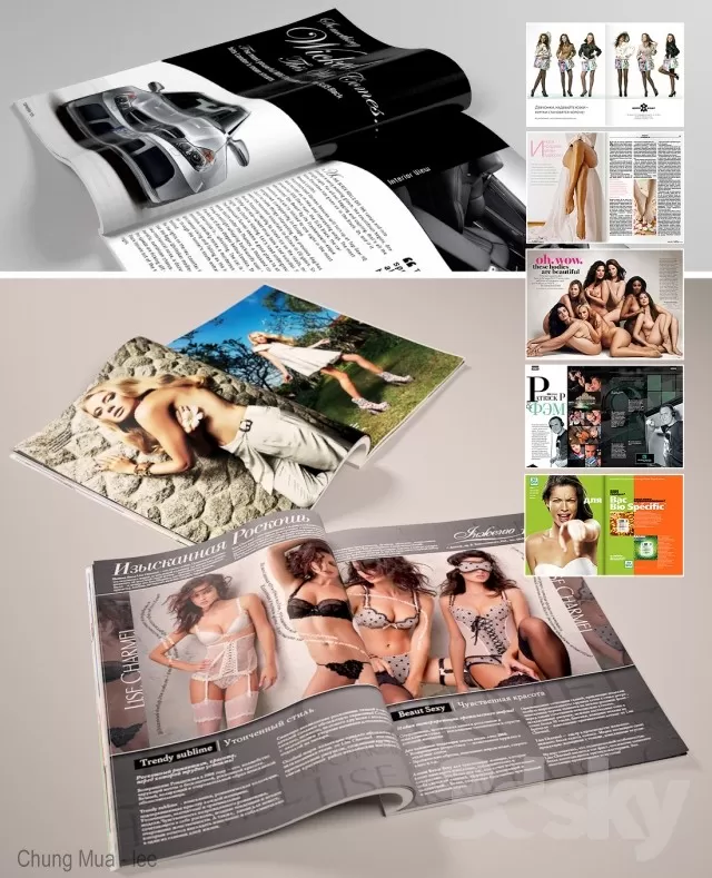 3DSKYFREE – DECOR - BOOK 3DS MAX MODELS