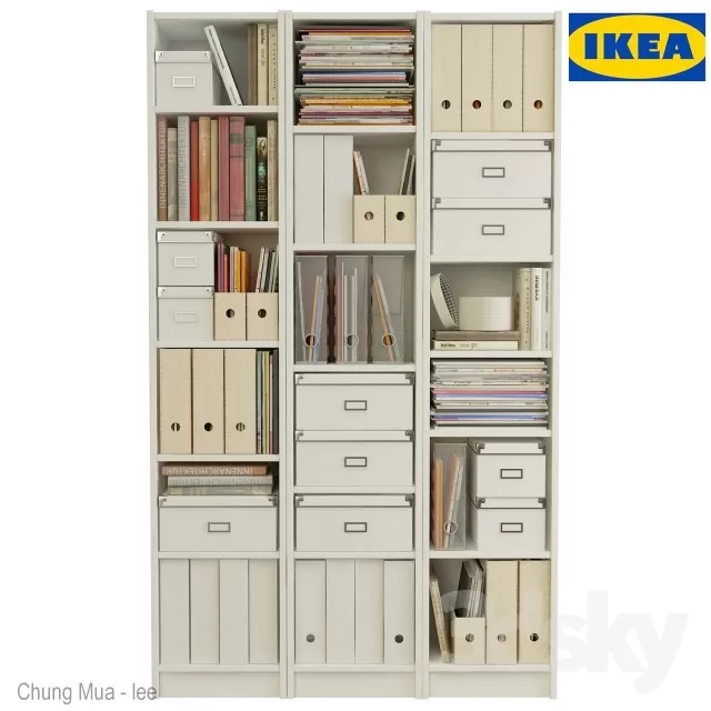 3DSKYFREE – DECOR - BOOK 3DS MAX MODELS