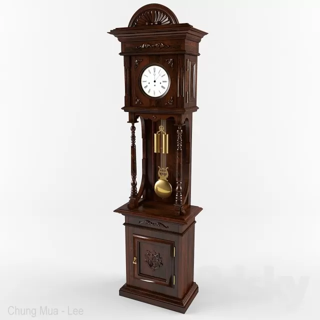 3DSKYFREE – DECOR - CLOCK - WATCH 3DS MAX MODELS