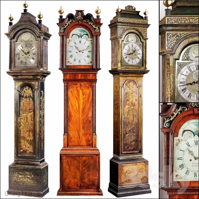 3DSKYFREE – DECOR - CLOCK - WATCH 3DS MAX MODELS