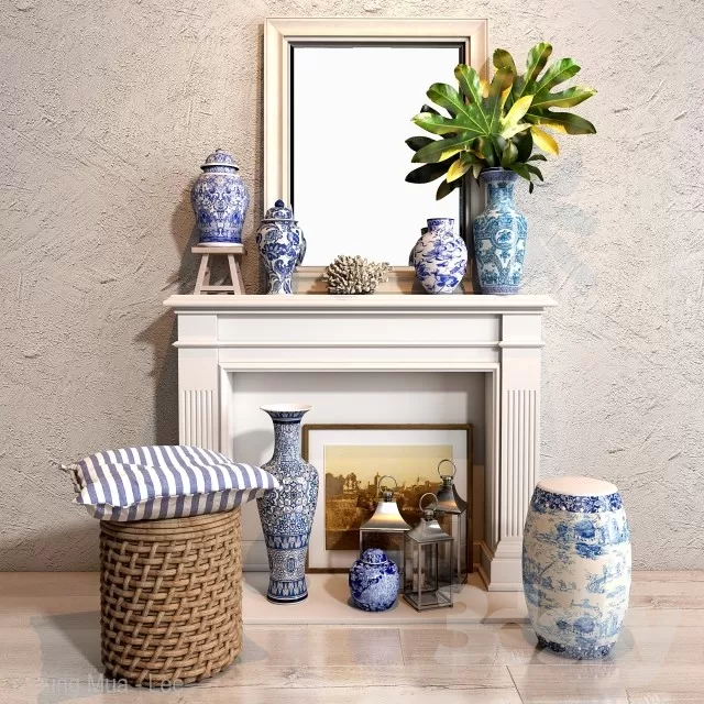 3DSKYFREE – DECOR - FIREPLACE 3DS MAX MODELS